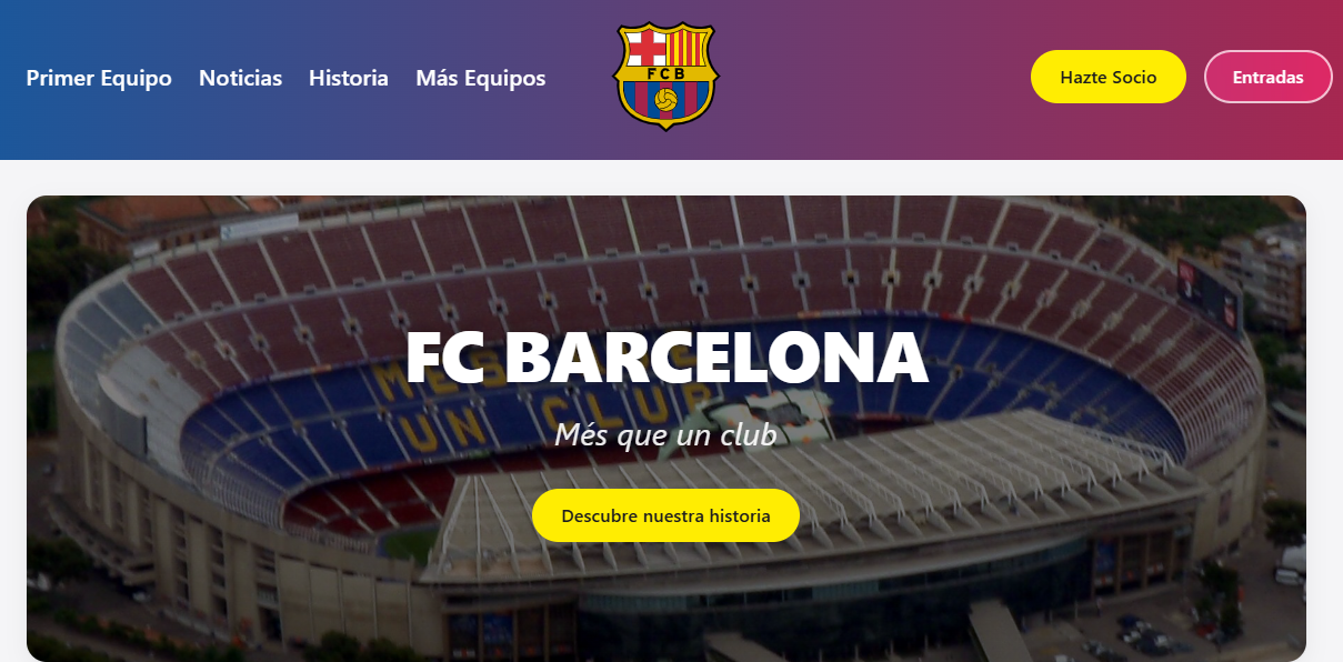 Clon Web FC Barcelona
